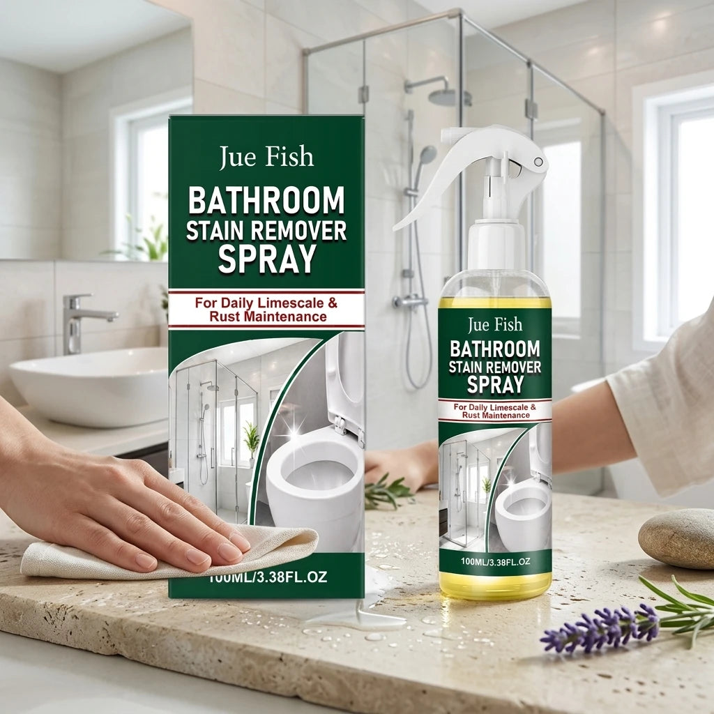 Bathroom Cleaning Spray Dissolve Scale Remove Mold Stains Eliminate Odors Long-Lasting Fragrance Multi-surface Limescale Cleaner Qme