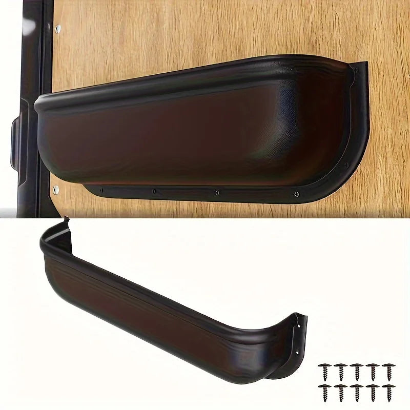 RV door storage box, universal door panel tray armrest organizer cover internal accessory storage box RV Furniture Parts Qme