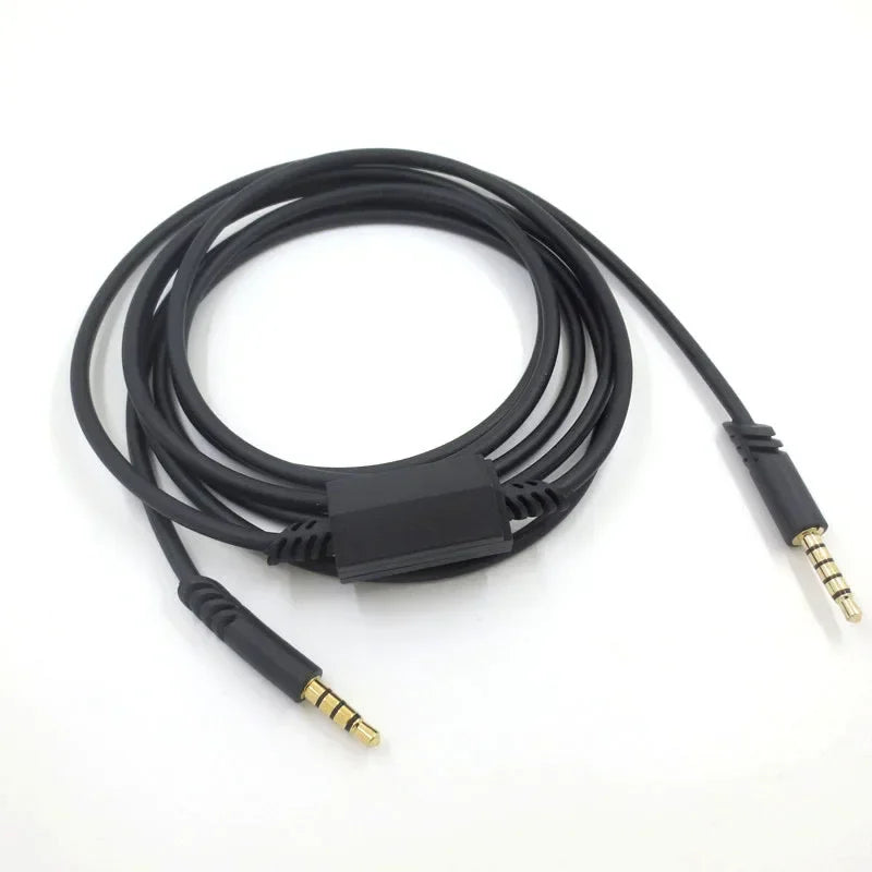 Headphone Cable for Logitech Astro A10 A30 A40 Headphone for Audio Cable Microphone Switch Control Qme