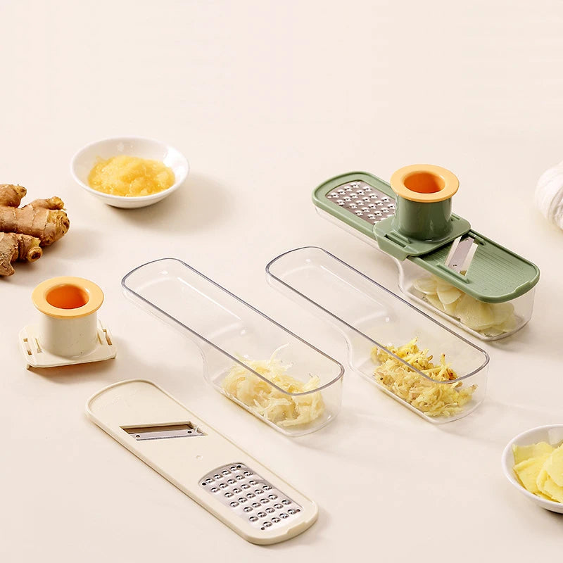 Mini Garlic Grinder Chopper Food Processor Tool Press Spices Cooking Qme