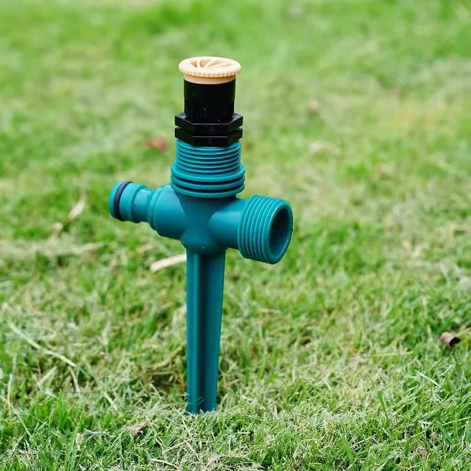 Garden Sprinkler 360° Rotation Irrigation Watering System Agriculture Ground Automatic Tube Adjustable Plug Buried Atomization Qme