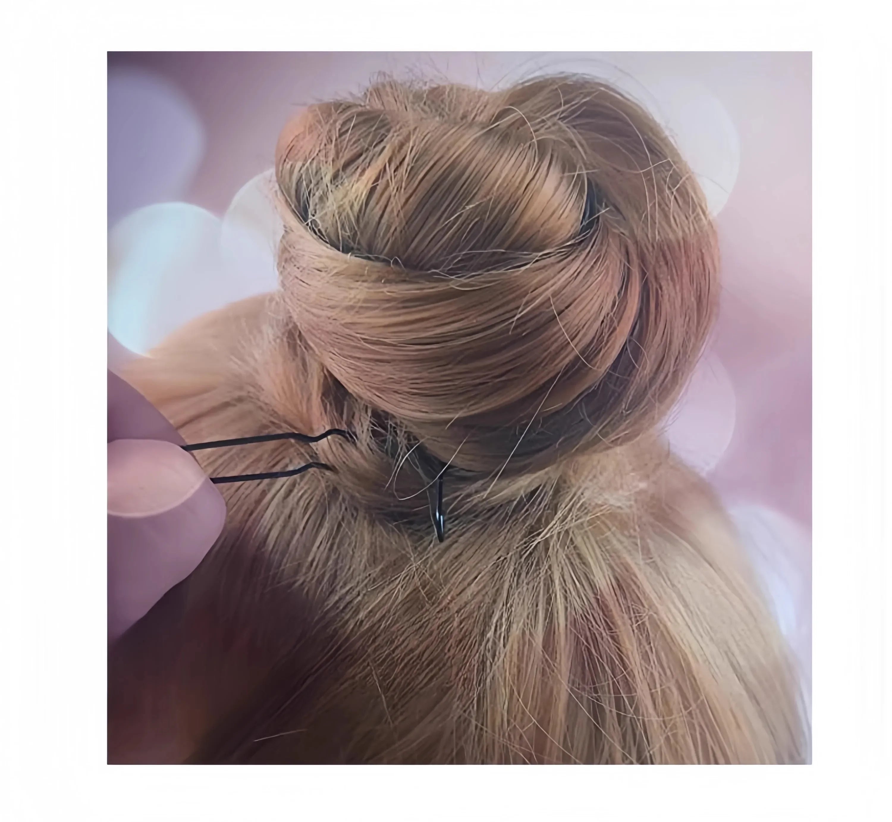 50/200Pcs New Women Hair Waved U-Shaped Bobby Pin Barrette Salon Grip Clip Bridal Hairpins Black Metal Hair Accessories for Bun Qme