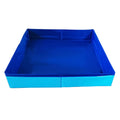 Outdoor Portable Sand Box for Kids Foldable Sandbox for Summer Sand & Water Table Beach Toys for Boys Girls Swimming Pool Qme Square Blue