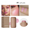 3in1 Cheek Lip Tinted Moistured Blush Stick Waterproof Easy Rouge Qme 1 soft pink