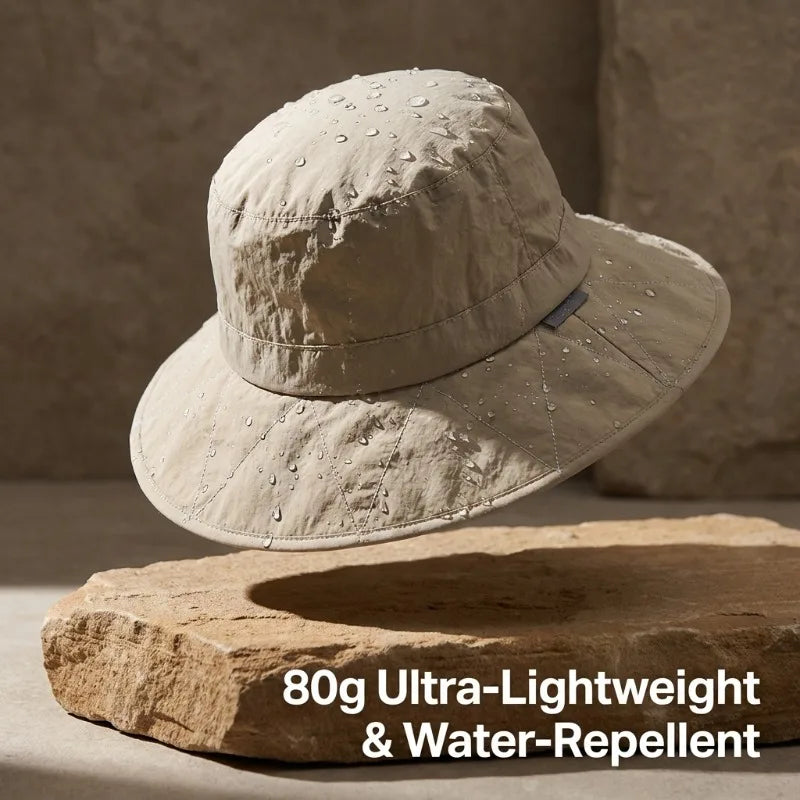 Quick Dry Fisherman Hat Unisex Summer Outdoor Cap Beach Camping Qme