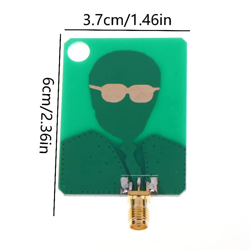 2 4GHz 7GHz SMA Interface RF Antenna Module UWB-1P Ultra Wideband Qme One size