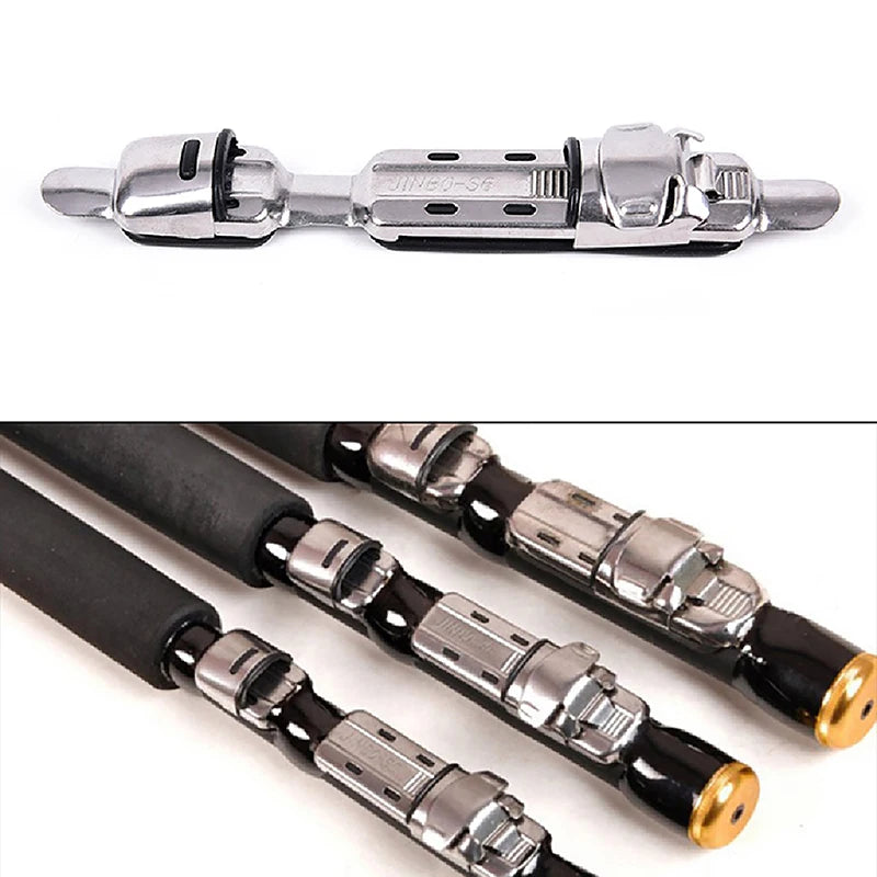 Stainless Steel Seat Fishing Reel Deck Rod Clip Holder Tool Wheel Qme