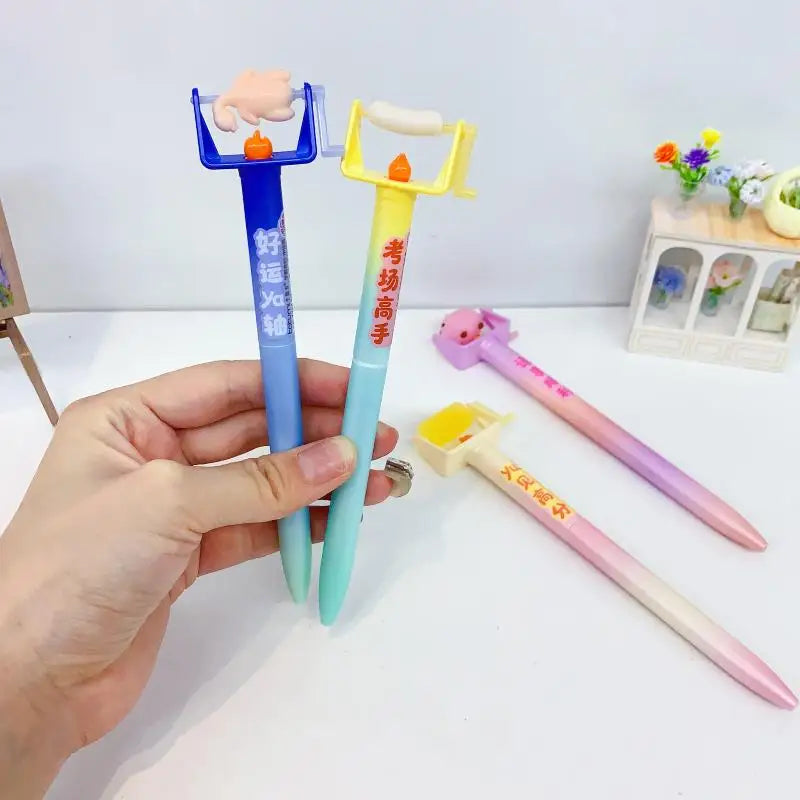 Cute Changing Barbecue Themed Neutral Pen Smooth Writing Gel Students Qme