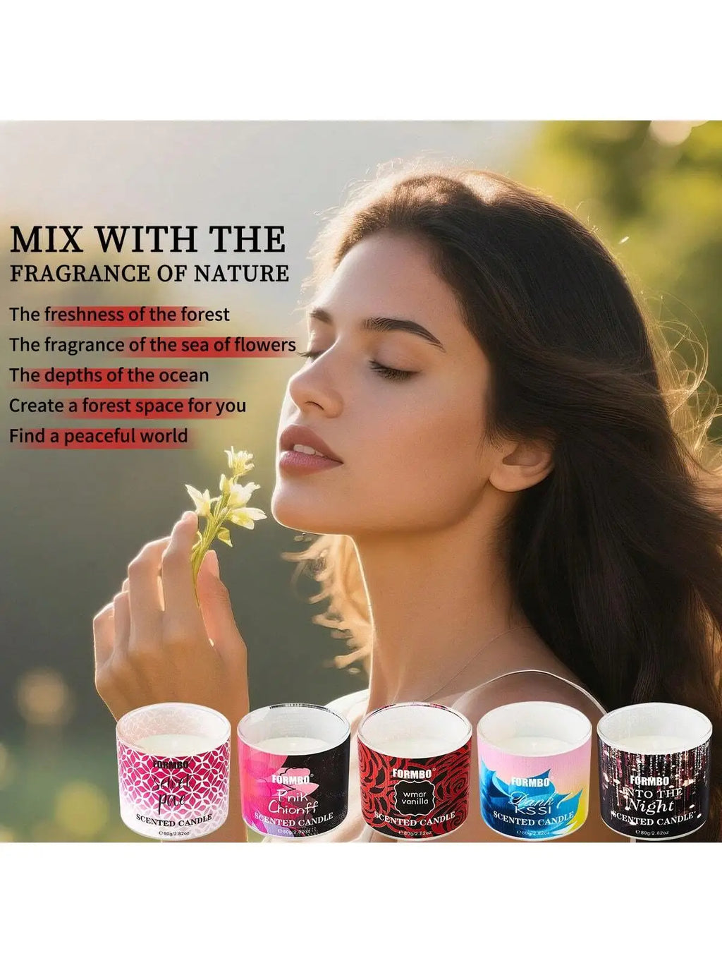 Smokeless Aromatherapy Candle Ornaments Home Indoor Long-lasting Qme