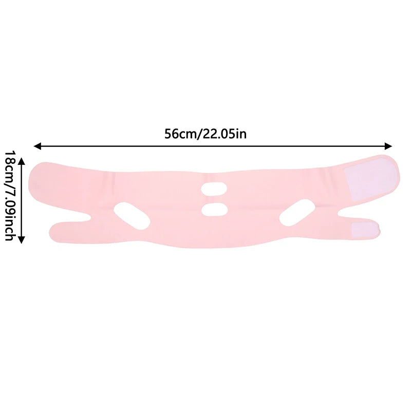 Face Sculpting Sleep Mask Breathable Elastic V Slimming Bandage Skin Qme A
