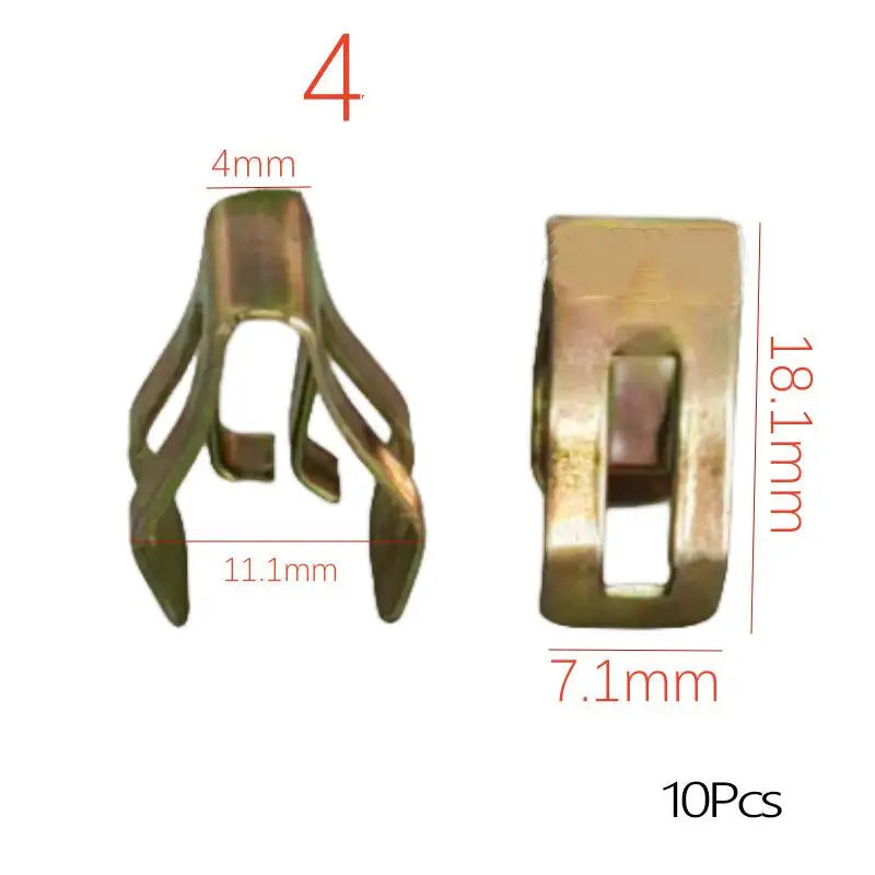 Universal Auto Front Console Dash Dashboard Retainer Rivet Fastener U Qme 4