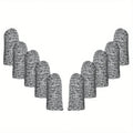 10-Pack Anti-Cut Finger Protectors - Keep Your Fingers Safe While Cooking! Qme 10pcs