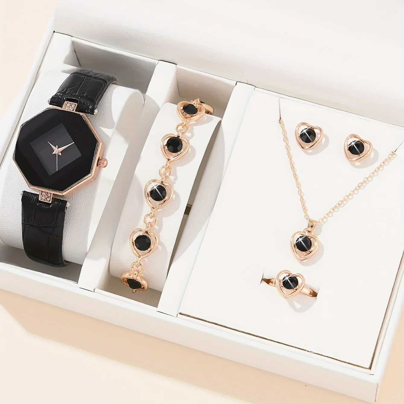 New Light Luxury Women's Watch Diamond Cutting Surface Water Diamond Watch Versatile Belt Quartz Watch Qme 2 No
