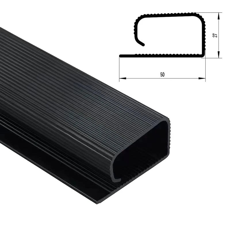 White Cable Protecter No Drilling Under Desk Management Tray Channel Qme Black