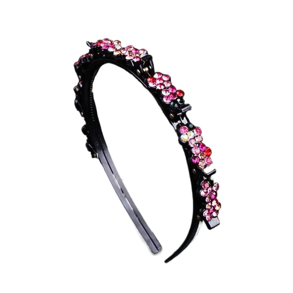 Elegant Hair Bands Clips Plum Blossom Multi-storey Toothed Clip Qme Multicolor
