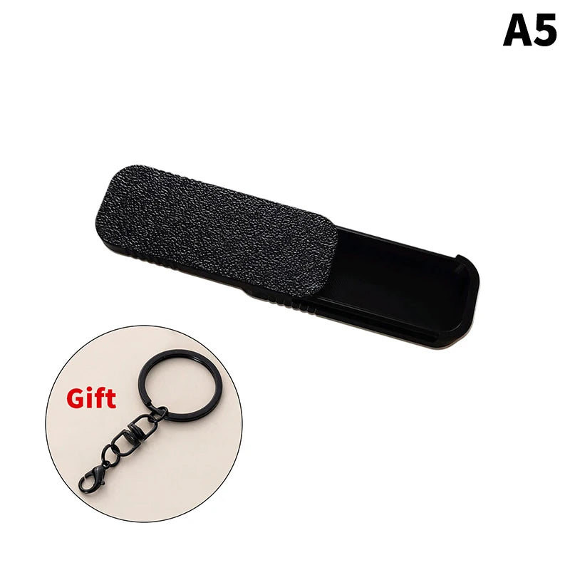 Keychain Portable Swab Case Travel Daily Use Dust-proof Keeps Clean Qme A5