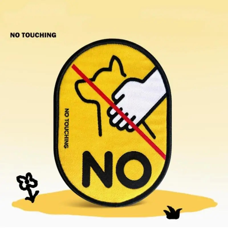 Anti Feeding Warning Sign Pet Gatherings Outingspet Dog Social Qme A12