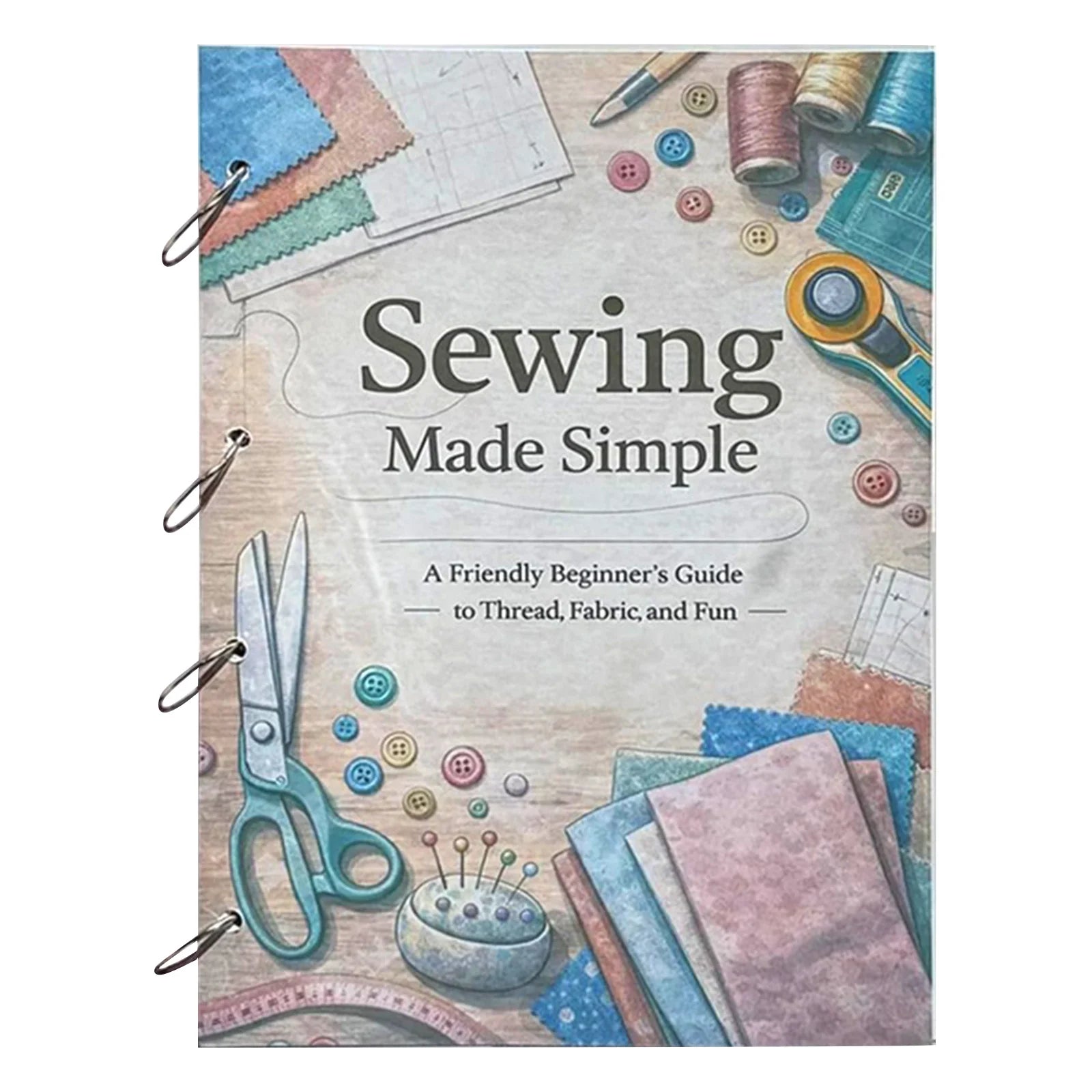 Sewing for Beginners - A User-Friendly Guide Book Adults Basic Hand Embroidery Stitches Step-By-Step Tutorials Sperical Gift Qme 1