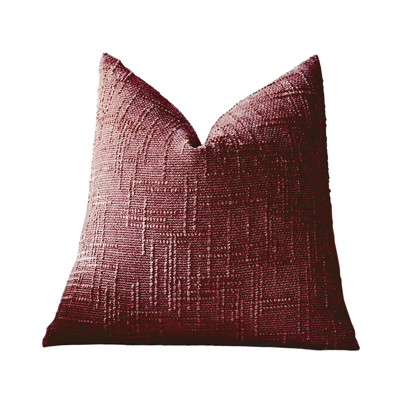 Vintage Solid Color Square Chenille Pillow Covers Texture Home Resturant Decorative Cushion Cases Skin-friendly Bed Supplies Qme Wine One Size