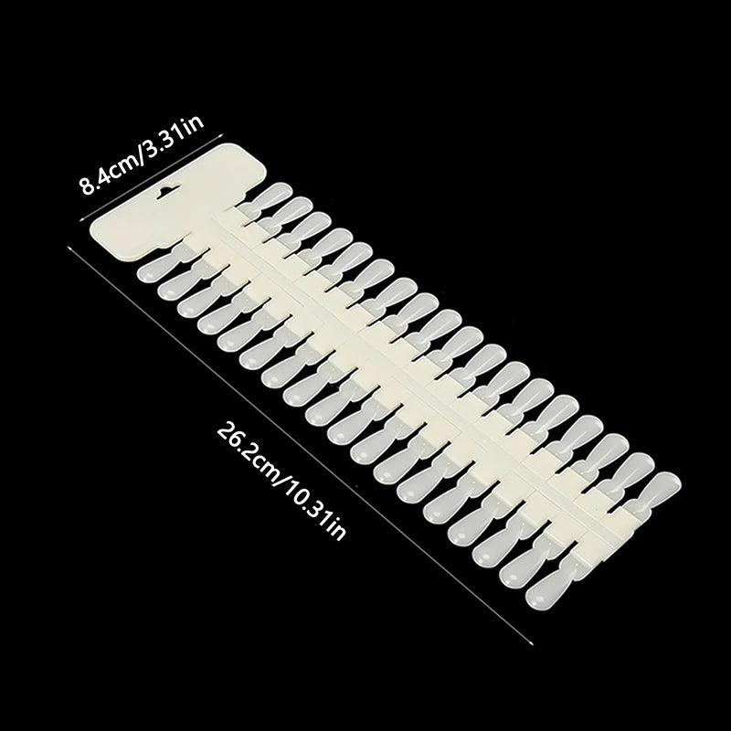 Teardrop Design Manicure Gel Polish Practice Tool Removable Nail Art Qme