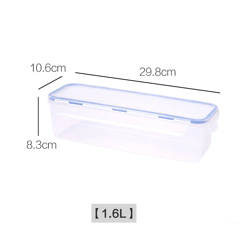 Lid Loaf Bread Container Kitchen Organizer Plastic Storage Box Qme S