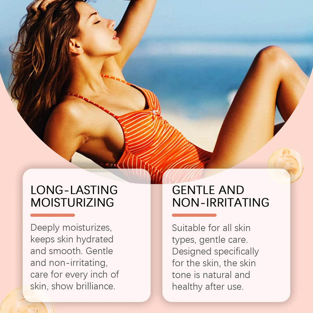 Herbal Sunless Tanning Essence Promote Melanin Production Natural Bronzer Moisturizer Against Sunburn Self Tanner Drops Liquid Qme