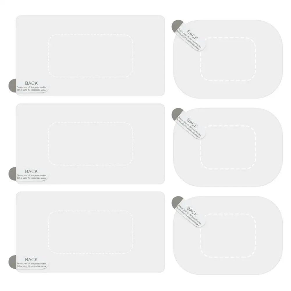 Windshield Sticker Protector Electrostatic Dash Cam Screen Film Qme 6pcs