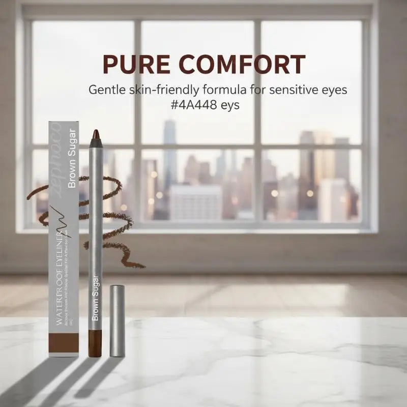 Waterproof Eyeliner Pen Brown Sugar Smudge Proof Liquid Pencil Daily Qme