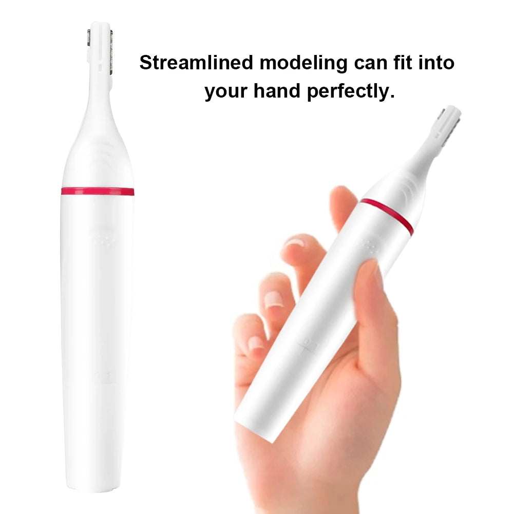 Women Eyebrow Trimmer 4-in-1 Electric Women Hair Eyebrow Nose Bikini Hair Trimmer Battery Not Included Electric Qme