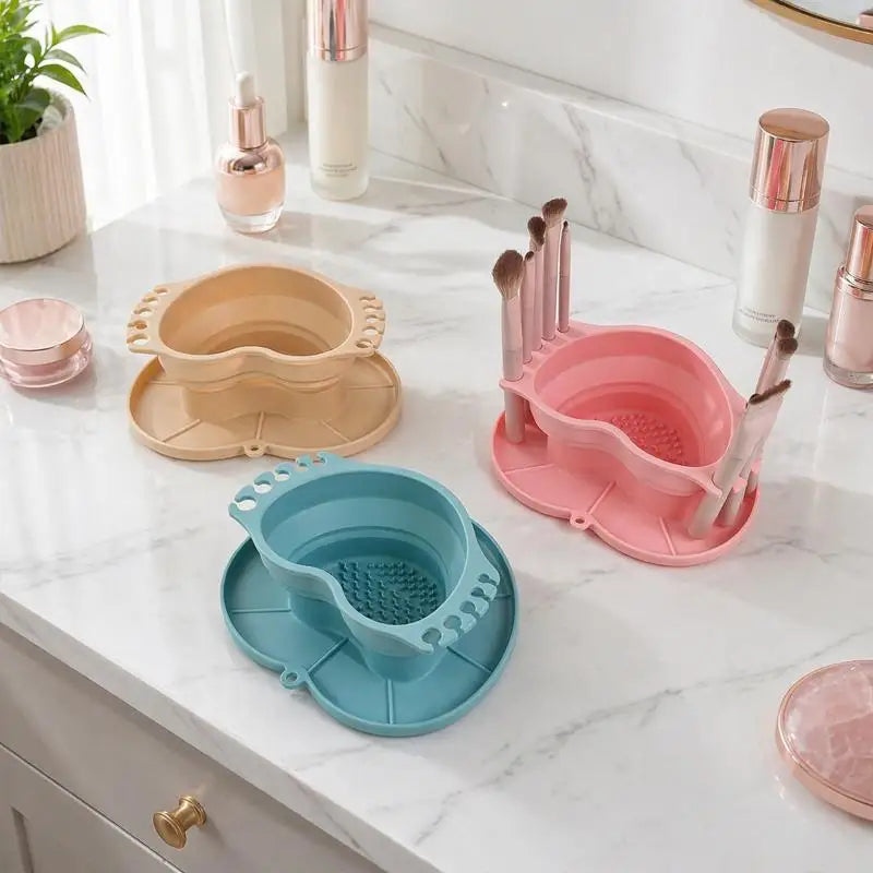 Collapsible Silicone Washing Bucket Outdoor-friendly Portable Paint Qme