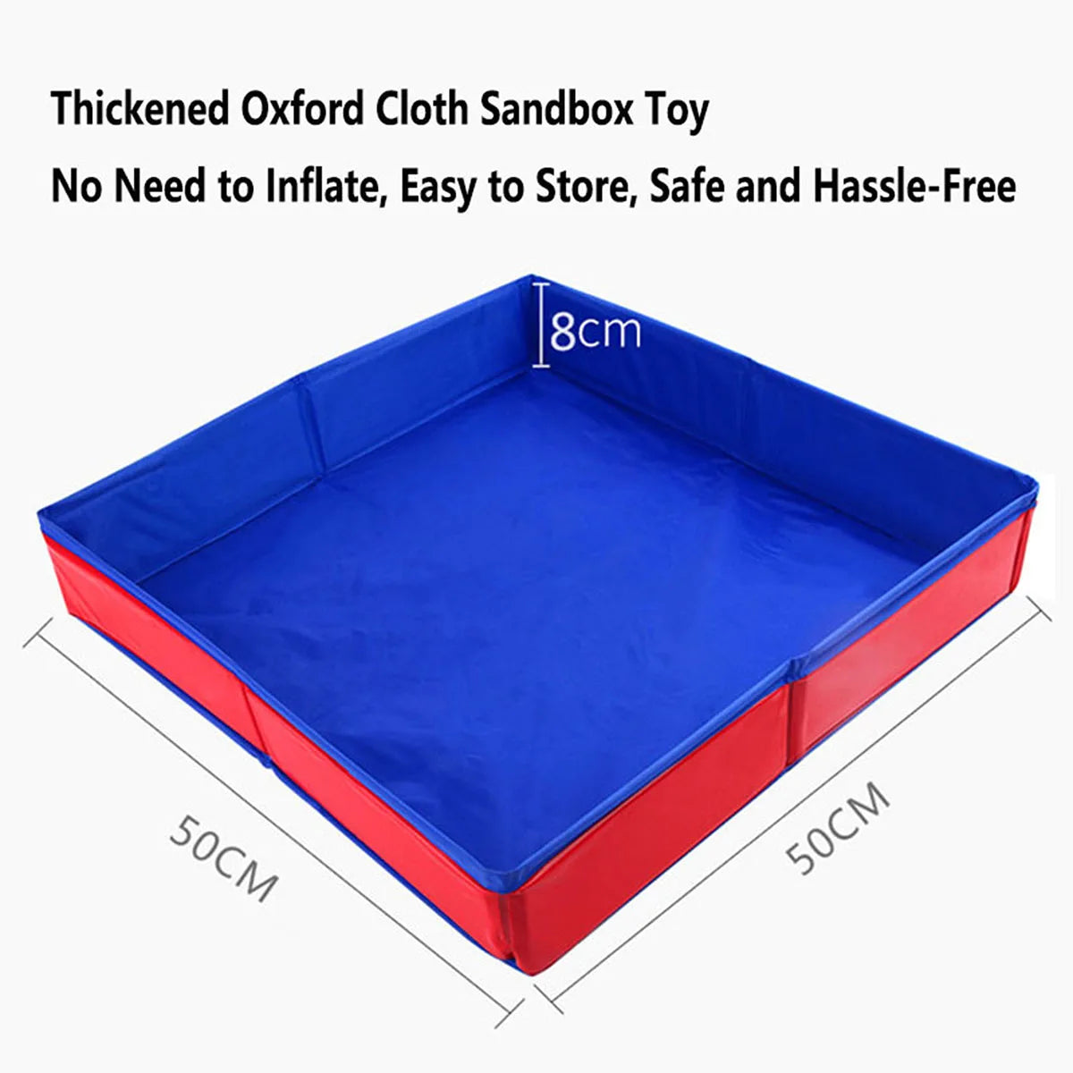 Outdoor Portable Sand Box for Kids Foldable Sandbox for Summer Sand & Water Table Beach Toys for Boys Girls Swimming Pool Qme