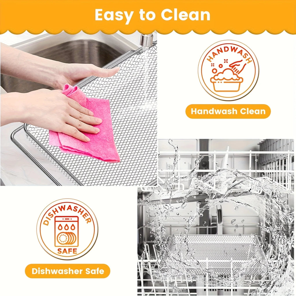Reusable Baking Tray Suitable Dehydrator Herb Drying Mesh Baskets Qme