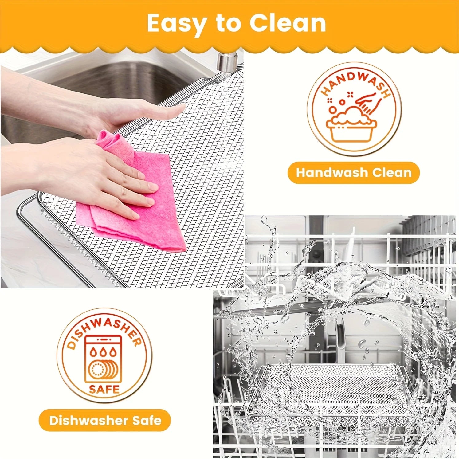 Reusable Baking Tray Suitable Dehydrator Herb Drying Mesh Baskets Qme