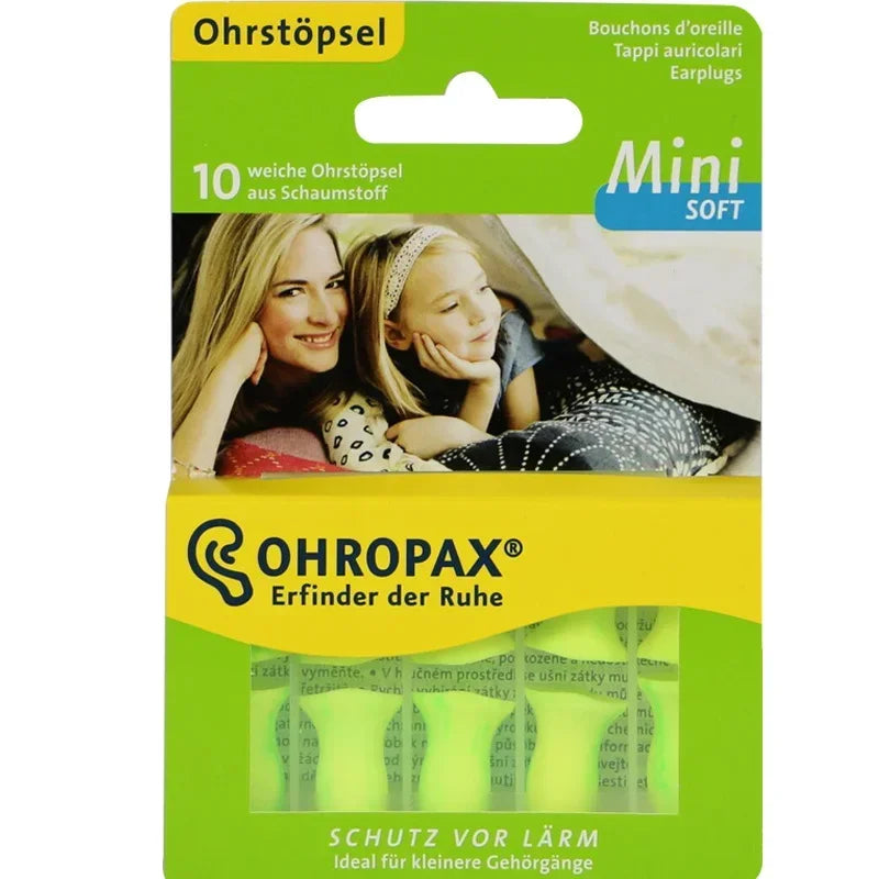 Washable Foam Ear Plugs for Children & Women, 10pcs Mini Soft Earplugs, Sleeping Noise Reduction, Good Sleep Helper Qme