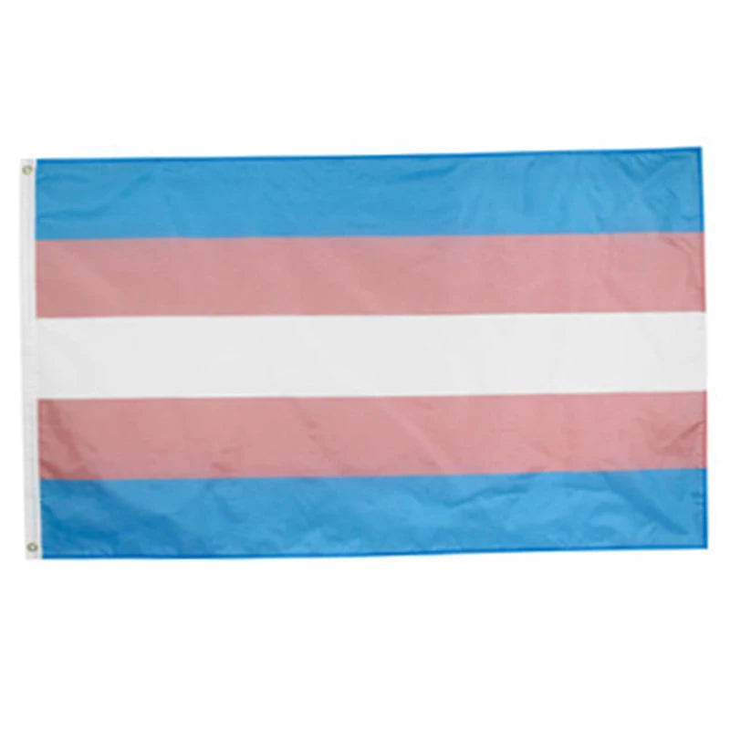 1pc 90*150cm LGBT transgender pride Flag of trans. Qme
