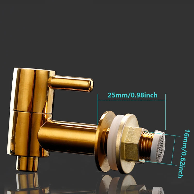 304 Stainless Steel Spigot Water Tap Faucet For Beer Juice Beverage Drink Wine Dispenser Tap 16mm. Qme