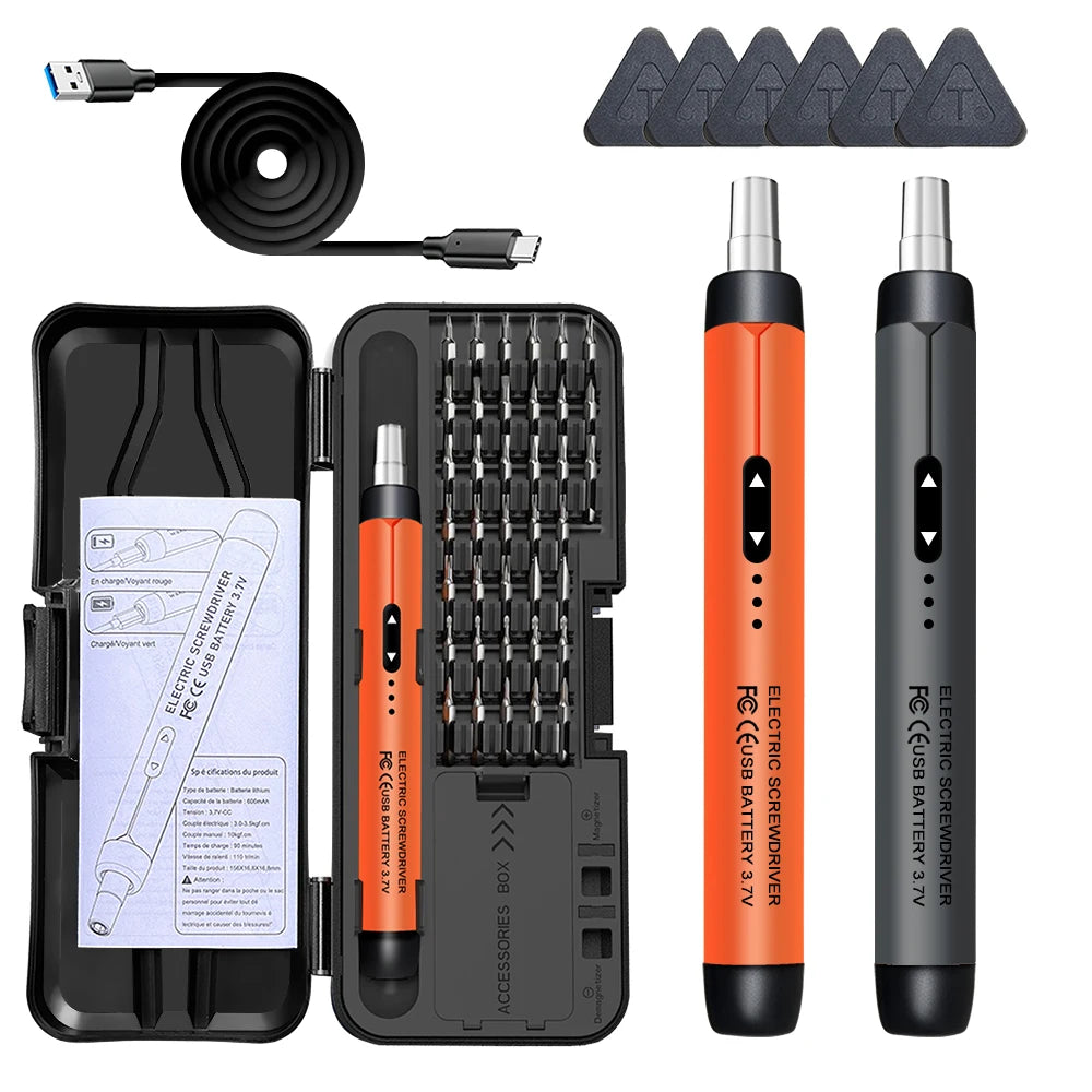 Electric Screwdriver Precision Power Tool Rechargeable Wireless Mini Qme