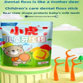 Childrens Dental Floss Barrel Colored Floss For Children Cure Dent Teeth Cleaning Orthodontic Interdental Pick Qme 01