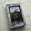 Vintage Rock Themed Cassette Tape, Retro Oil Painting Style Countryside Art Cover, High-Fidelity Analog Audio for Music Fans Qme IV