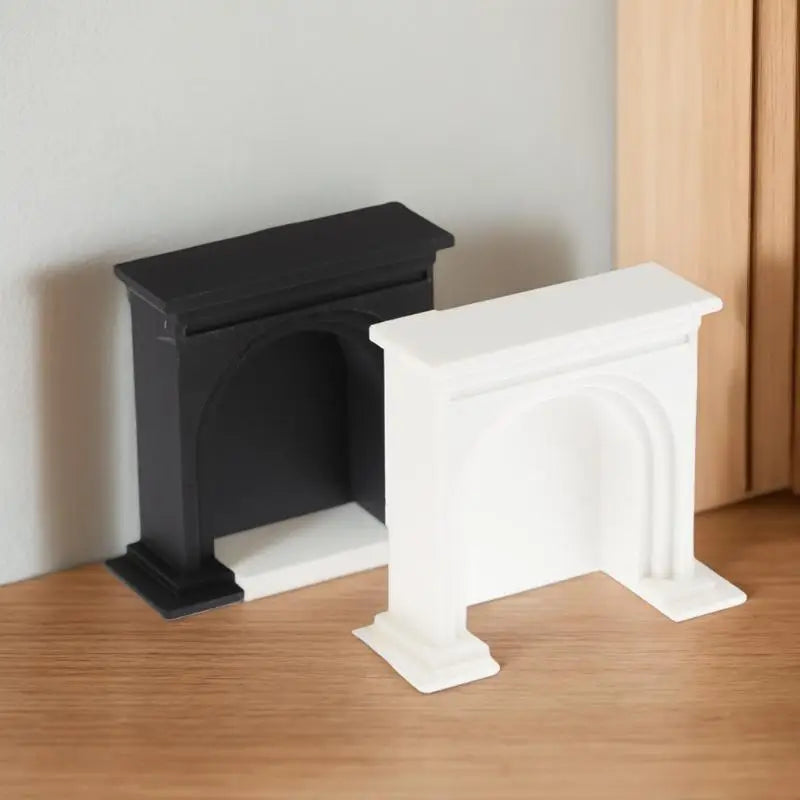 1 12 Children Pretend Play Toys Dollhouse Mini Fireplace Model Qme