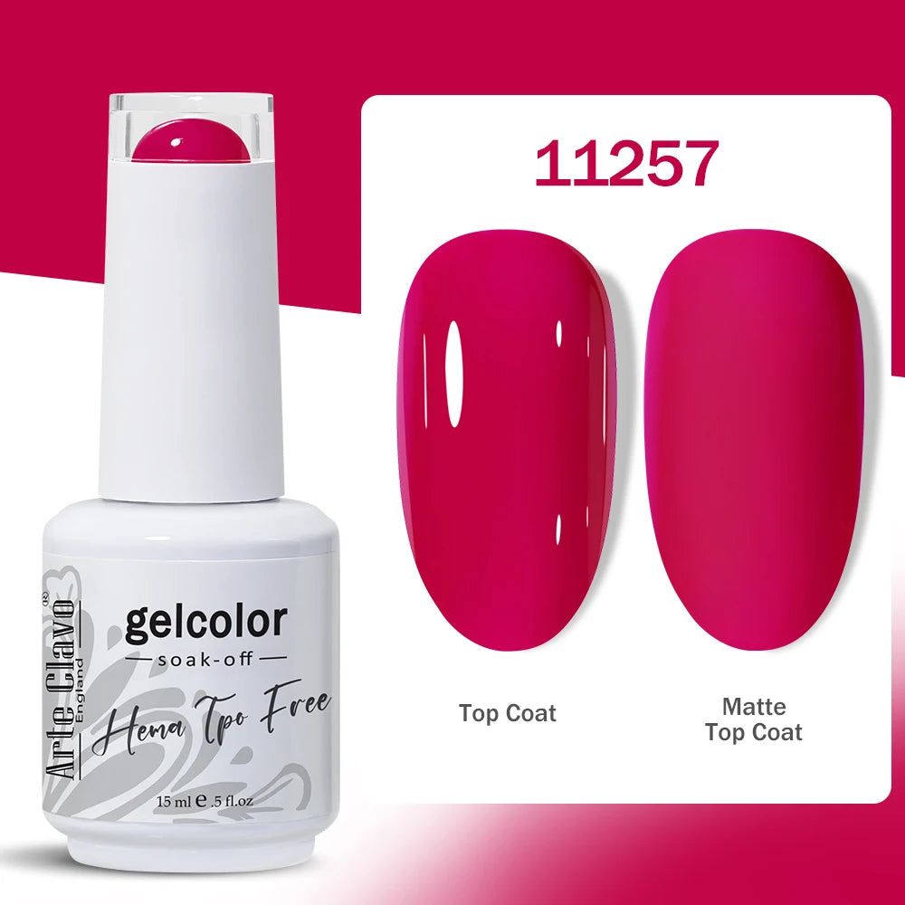 Arte Clavo Nail Gel Polish Hema TPO Summer Collection Semi Permanent