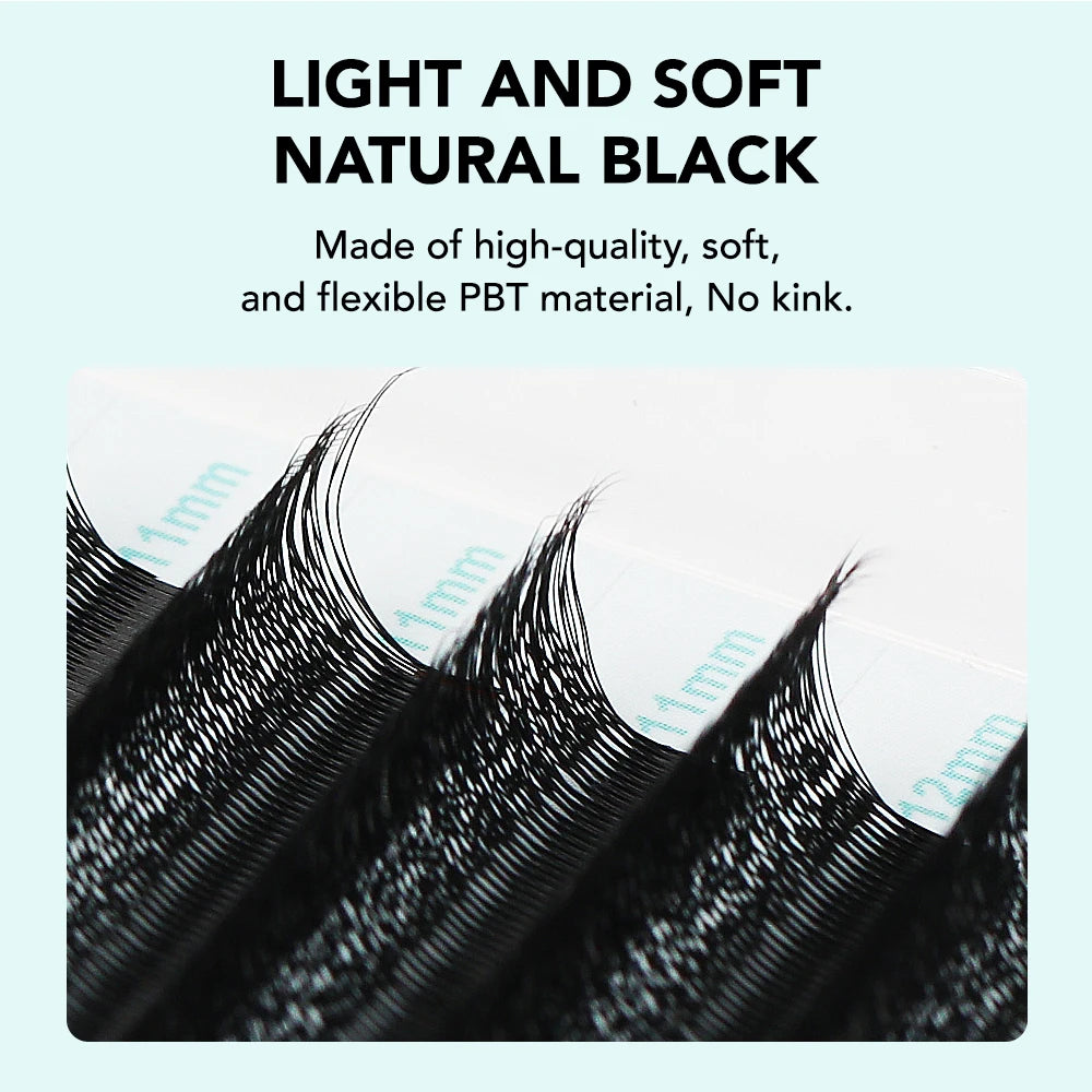 NATUHANA 3D 4D 5D Camellia Lashes Wispy Volume Fan False Eyelashes C Qme