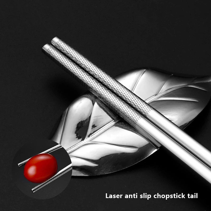 316 Stainless Steel Chopstick Laser Engraving Chinese Chopsticks Qme