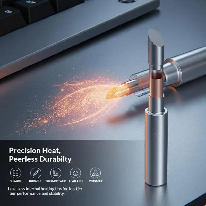 900M-T Soldering Iron Tips Pure Copper Electric Replacement Head DIY Qme