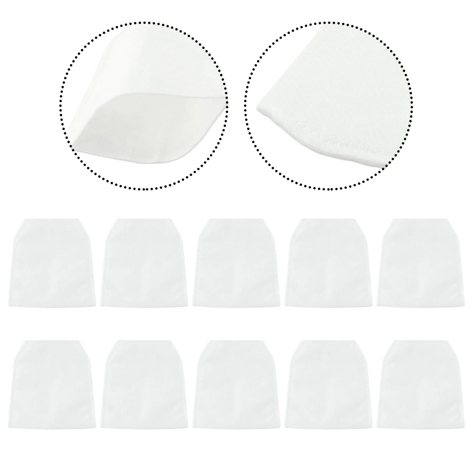 10Pcs Cloth Filters Bags For Makita CL106 CL183 DCL180 CL060 Household Tool Vacuum Cleaner Filters Replace Attachment Accessorie Qme