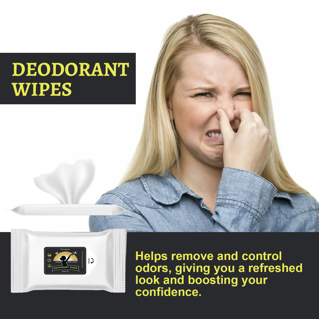Body Odor Eliminator Effective Remove Bad Armpit Smell Fitness Sports Sweat Cleaning Wipes For Underarm Refreshing Care Product Qme