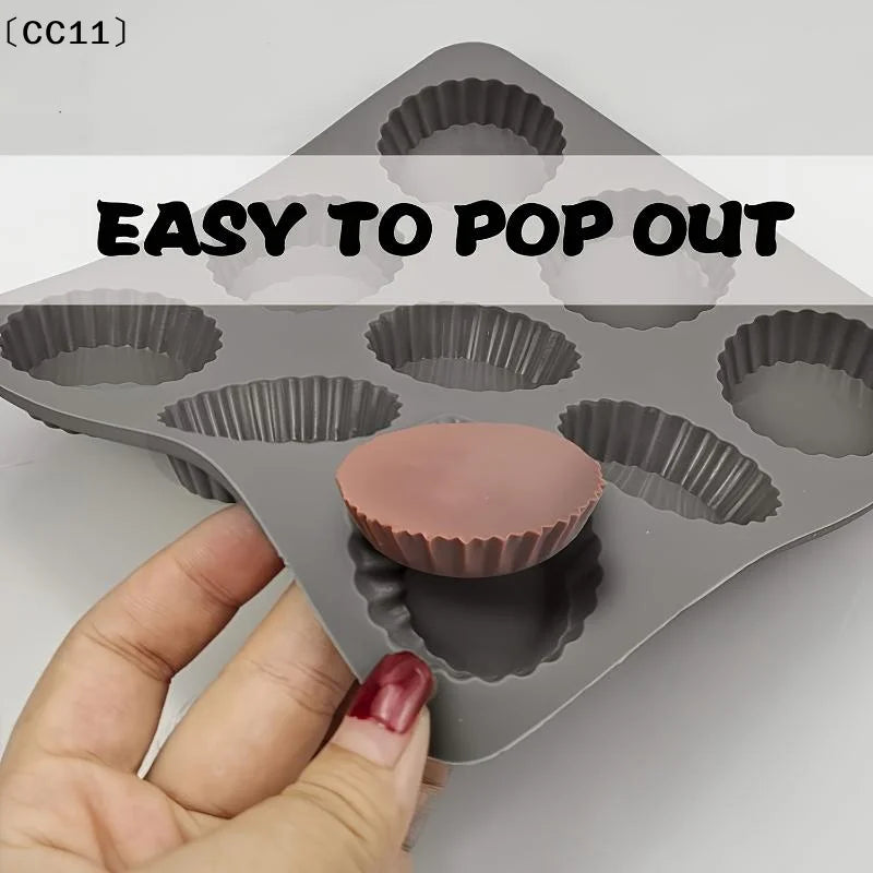 Silicon Chocolate Candy Molds Baking Cake Trays Pastry Accessories Qme