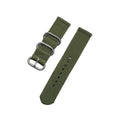 18mm 20mm 22mm 24mm Nylon Fabric Watch Bands Sport Strap For Samsung Galaxy Watch 3 Band Bands Amazfit GTR GTS Huawei GT2 Qme S-Amy Green 20mm