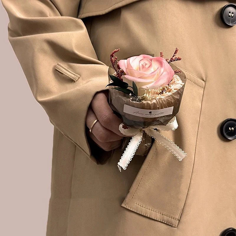 Mini Pocket-meeting Small Bouquet Rose Sunflower Eternal Flower Qme