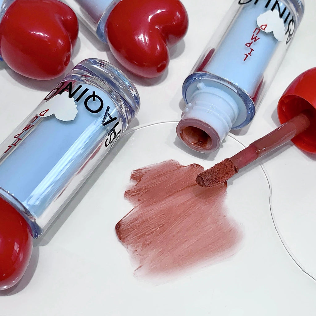 SHAQINUO Velvet Matte Lip Mud Soft Mist Mousse Glaze Apple Qme